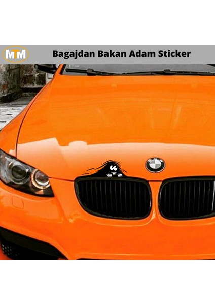 Bagajdan Bakan Adam oto Sticker 15 cm