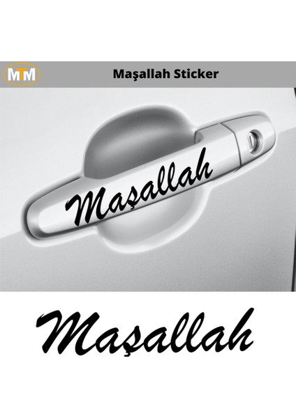 Maşallah Oto Sticker 15 cm