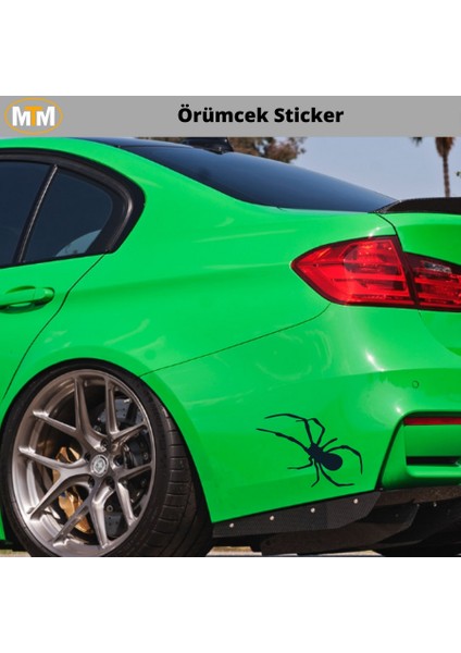 Örümcek oto Sticker 15 cm fiyatları