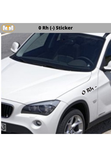 0 Rh (-) Sticker