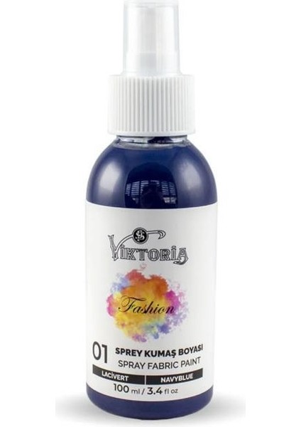 Sprey Kumaş Boyası Lacivert 100 ml