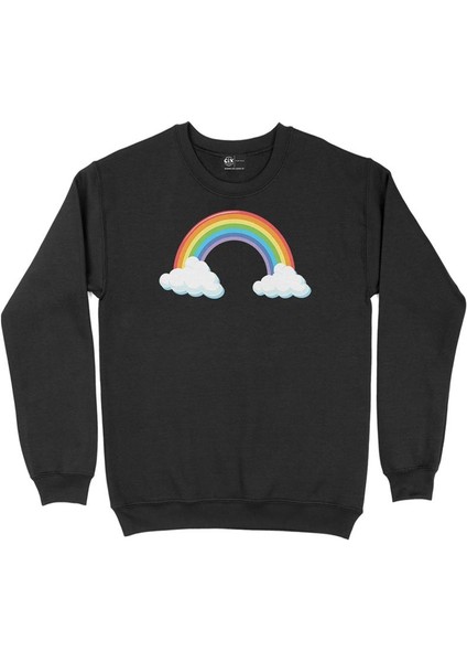 Renkli Gökkuşağı Sweatshirt