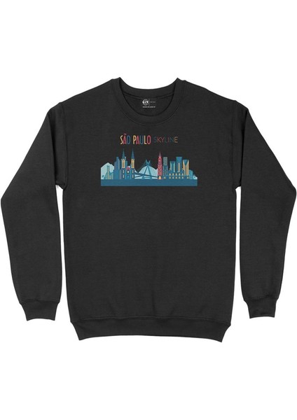 Sao Paulo Brasil Renkli Sweatshirt