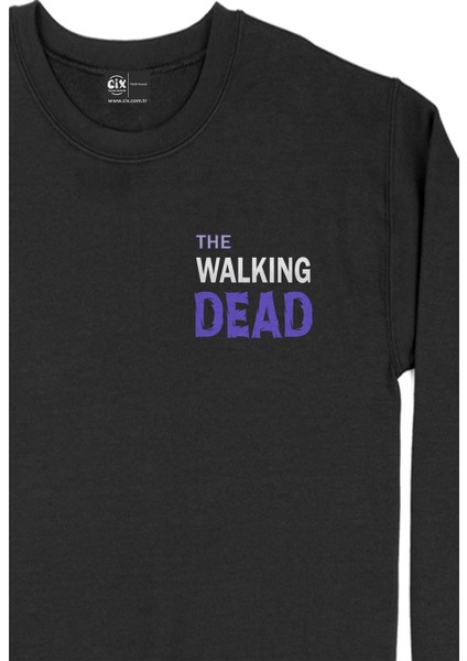 The Walking Dead Cep Tasarım Baskılı Sweatshirt fiyatları