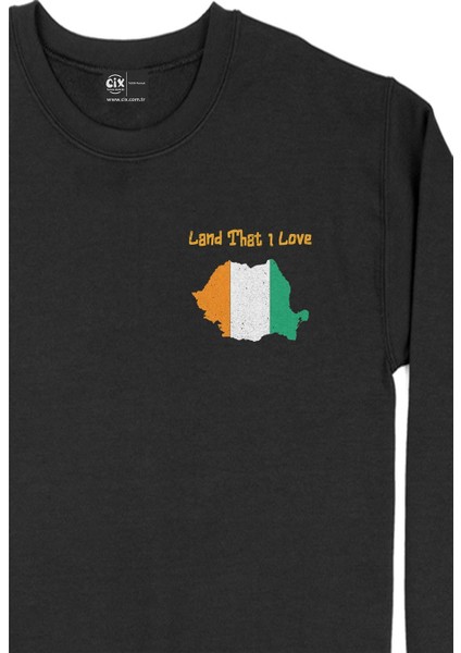 Land That I Love Fildişi Cep Tasarım Baskılı Sweatshirt fiyatları