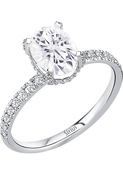 Pırlanta ve Beyaz Topaz Venüs Tulipa Yüzük fiyatları