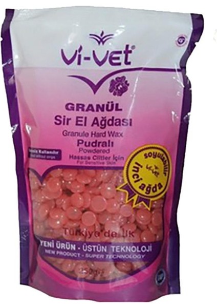 Ege Sir Ağda Makinesi Pudralı Boncuk İnci Pembe 4'lü Set