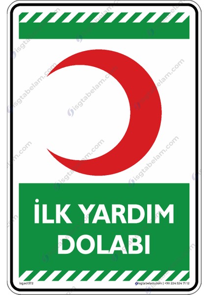 Ilk Yardım Dolabı/25x35cm/kompozit