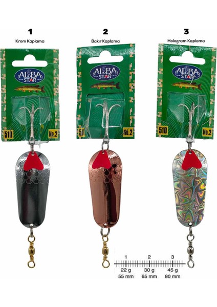 510 Turna Olta Kaşığı No.2 - 30 gr fiyatları