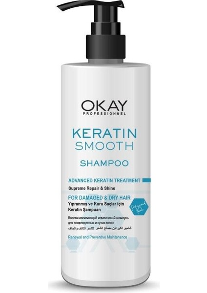 Keratin Smooth Şampuan 500 ml