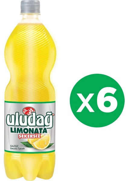 Limonata Şekersiz 1 Lt x 6 Adet