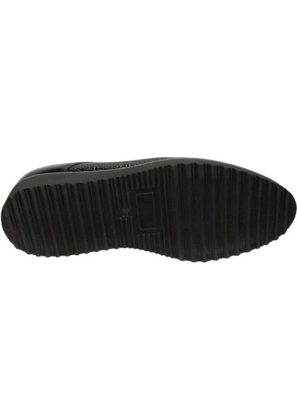 Yazkış Erkek Siyah Rugan Poli Kalın Taban Klasik Suni Deri Bağcıklı Düğün Mezuniyet Ayakkabı fırsatları