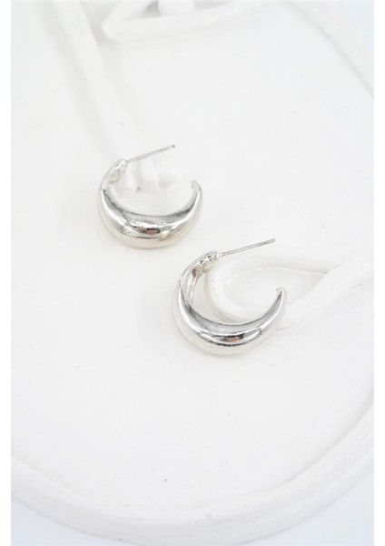 Kadın Özel Tasarım 2 cm Yarım Ay Model Küpe fiyatları