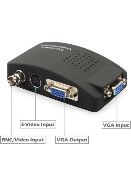 Bnc VGA Çevirici Svideo VGA Çevirici S-Video VGA Çevirici Bnc VGA Dönüştürücü