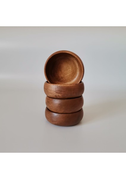 Yeşil Ahmet Ahşap Akasya Çerezlik 4 Lü Sunum-Çerezlik fiyatları