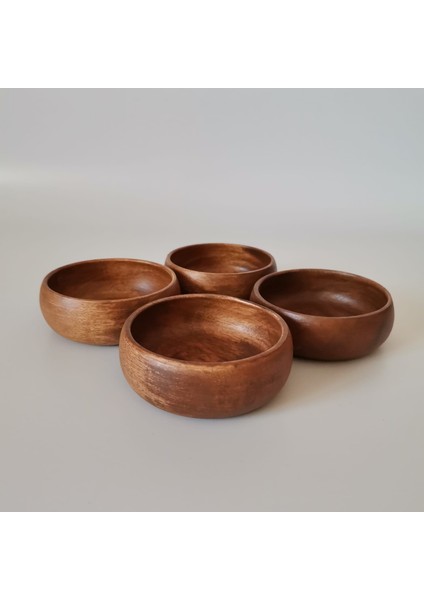 Yeşil Ahmet Ahşap Akasya Çerezlik 4 Lü Sunum-Çerezlik modelleri