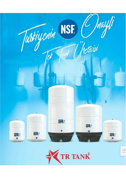 Su Arıtma Cihazı Su Tankı Ters Osmoz Depolama Tankı Paslanmaz Çelik 20 Galon 80 Lt. Nsf Onaylı fiyatları