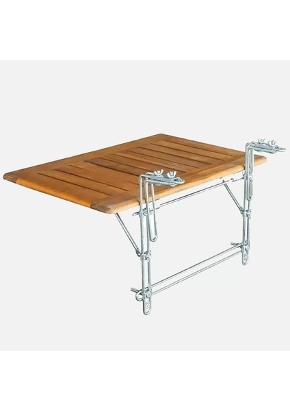 Katlanır Ahşap Balkon Masası