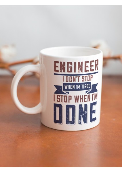 Mühendis Temalı Özel Tasarım Kupa Meslek Kupaları Baskılı Hediye Kupa Bardak-Doğum Günü Hediye fiyatları