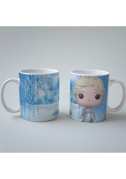 Frozen Temalı Özel Tasarım Baskılı Kupa Bardak 001