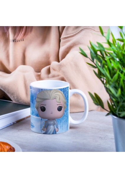 Frozen Temalı Özel Tasarım Baskılı Kupa Bardak 001