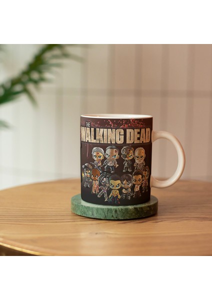 The Walking Dead Temalı Özel Tasarım Baskılı Kupa Bardak 001