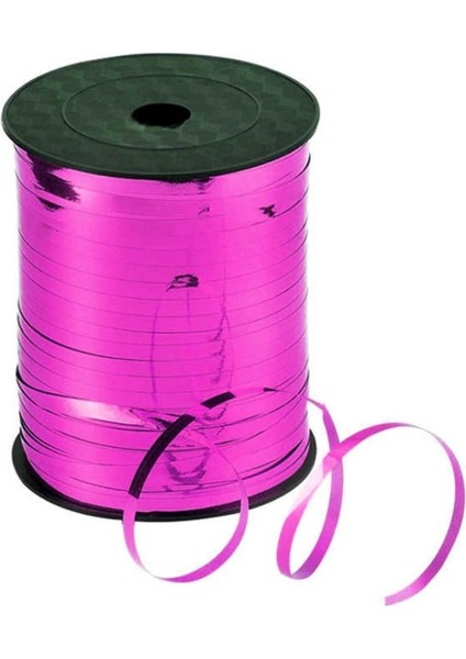 Metalize Fuşya Rafya 200 Metre