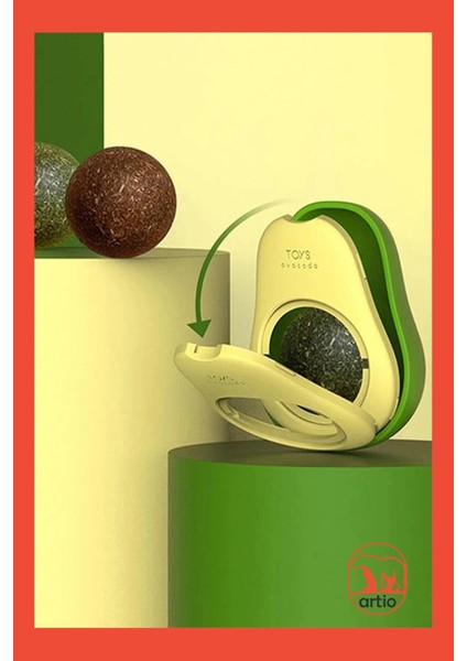 Avokado Catnip Kedi Çimi Topu Kedi Yalama Topu fiyatları