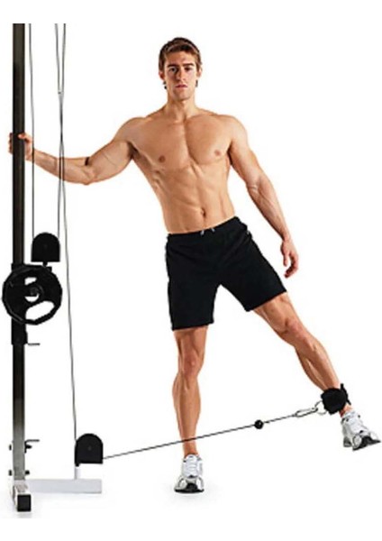 Ayak Bilek Kayışı D-Ring Fitness Ağırlık Çekiş Aparatı