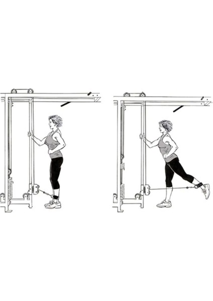 Ayak Bilek Kayışı D-Ring Fitness Ağırlık Çekiş Aparatı