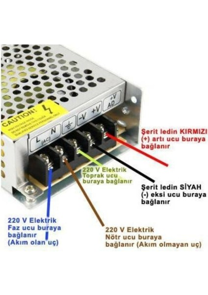 CT-2574 12 Volt 5 Amper Slim Saç Adaptör