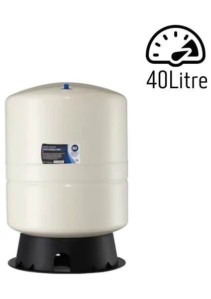 Su Arıtma Cihazı Su Tankı Ters Osmoz Depolama Tankı Paslanmaz Çelik 11 Galon 40 Lt. Nsf Onaylı
