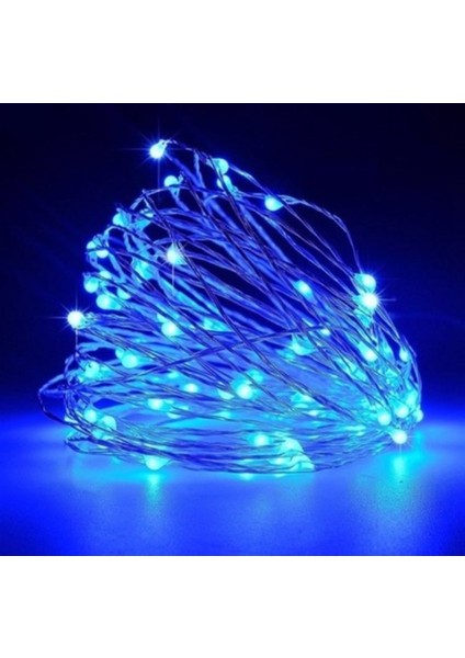 10 Metre Mavi Peri LED Tel LED Animasyonlu