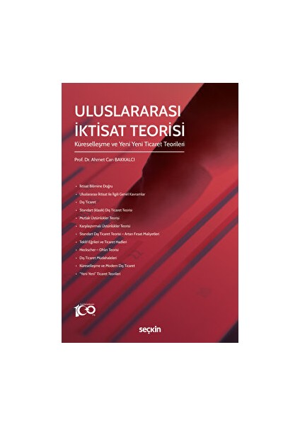 Uluslararası Iktisat Teorisi - Küreselleşme ve Yeni Yeni Ticaret Teorileri