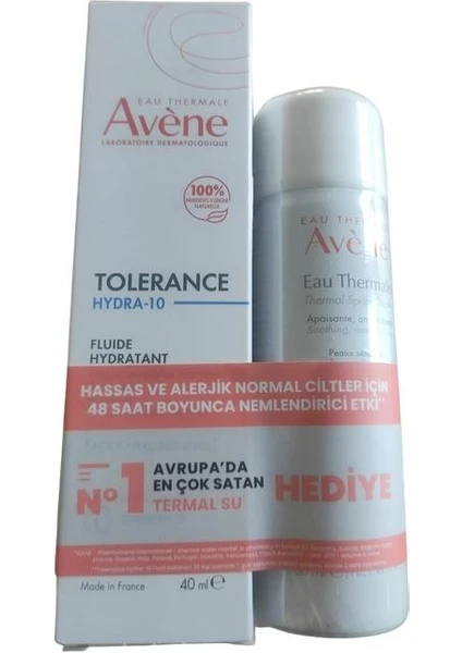 Tolerance Hydra-10 Nemlendirici Fluid 40 ml + Termal Su 50 ml