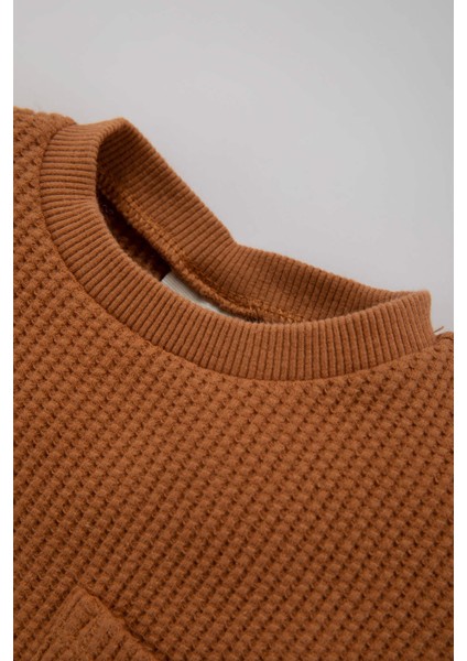 Erkek Bebek Waffle Kısa Kollu Tişört Z1971A223SM fiyatları