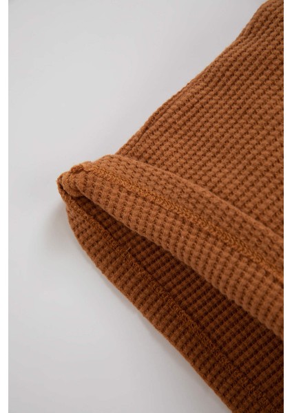 Erkek Bebek Waffle Kısa Kollu Tişört Z1971A223SM fırsatları