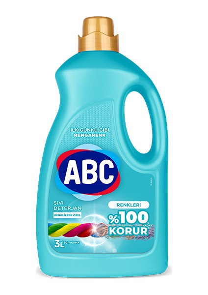 Sıvı Çamaşır Deterjanı Renkliler 2,7 Lt