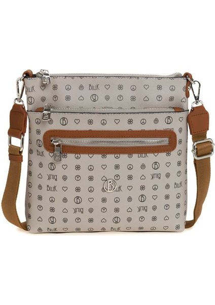Monogram Gri/taba Kadın Çapraz Askılı Çanta Mtş 269-MN