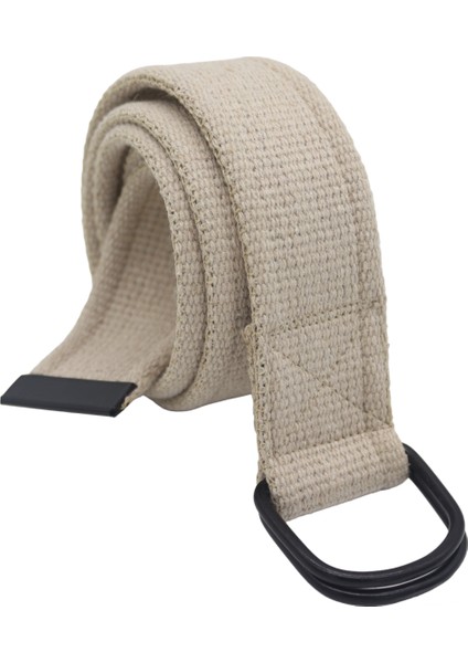 Siyah D Tokalı Dokuma Erkek Kadın Genç Bej Krem Spor Kot Taktik Kanvas Bez Kemer