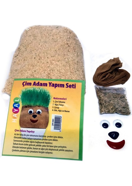 Çim Adam Yapım Seti - 25 Paket