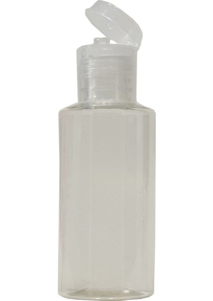 Sert Plastik 50 ml Boş Sprey Kolonya Dezenfektan Şişesi + Kapak 50 Adet