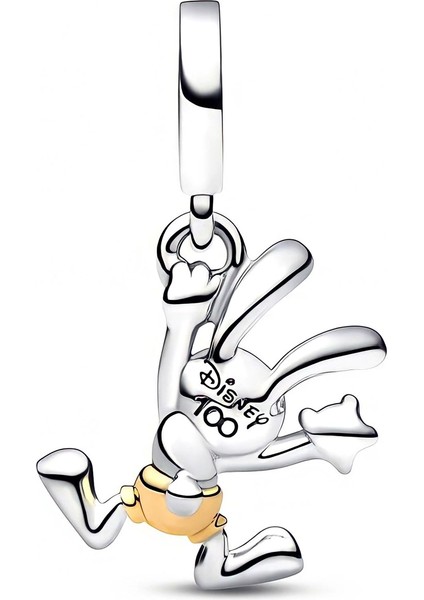 Corney Design Disney 100TH Anniversary Oswald Dangle Charm 925 Ayar Gümüş