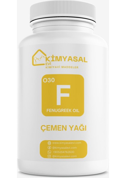 O30 Çemen Yağı-Fenugreek Oil 50ML