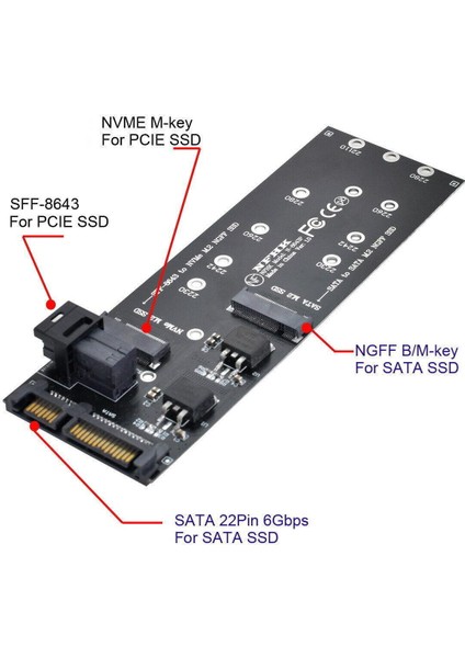 Sff 8643 Nvme Çevirici M.2 Ngff Sata Çevirici Nvme SSD Sff Çevirici Nvme Sata Ya Çevrilmez Dikkatli Alım Yapınız modelleri