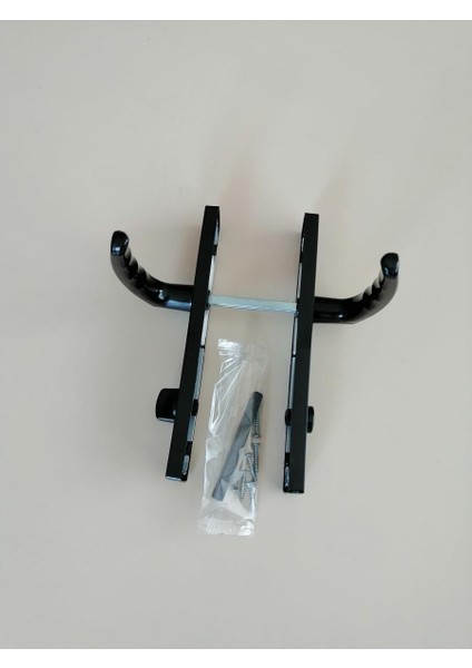 Wc Pvc Kapı Kolu Plastik Siyah