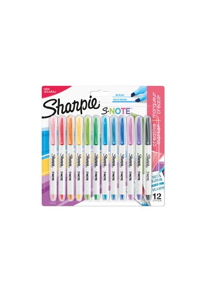 Snote Kreatif Markör Karışık 12'li Bls