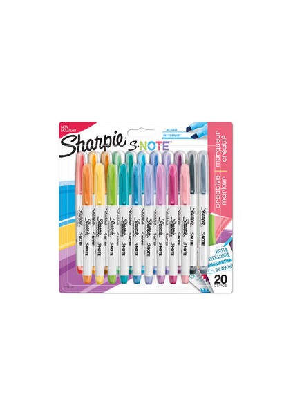 Snote Kreatif Markör Karışık 20'li