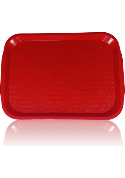 26.9X35.5 40 Adet Abs Plastik Tepsi - Self Servis Tepsisi (Büfe Fast Food Tepsisi)