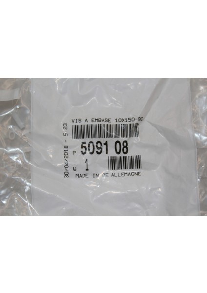 Orijinal 509108 Motor Kulak Bağlantı Civata 5091.08 95525907 CITROEN C4 (2005-2011) PEUGEOT 307 (2001-2007) BERLINGO C4 GRAND PICASSO I, C4 I, C4 II, C4 PICASSO I, DS4, DS5; PEUGEOT 3008, 307